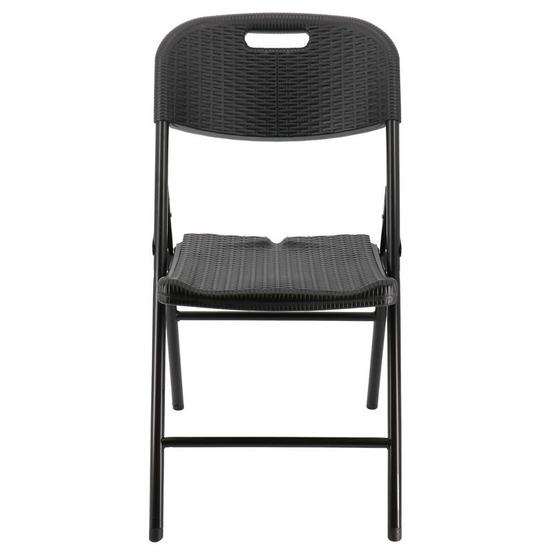 4 Piece Indoor and Outdoor Rattan Folding Chair Bed Bath & Beyond