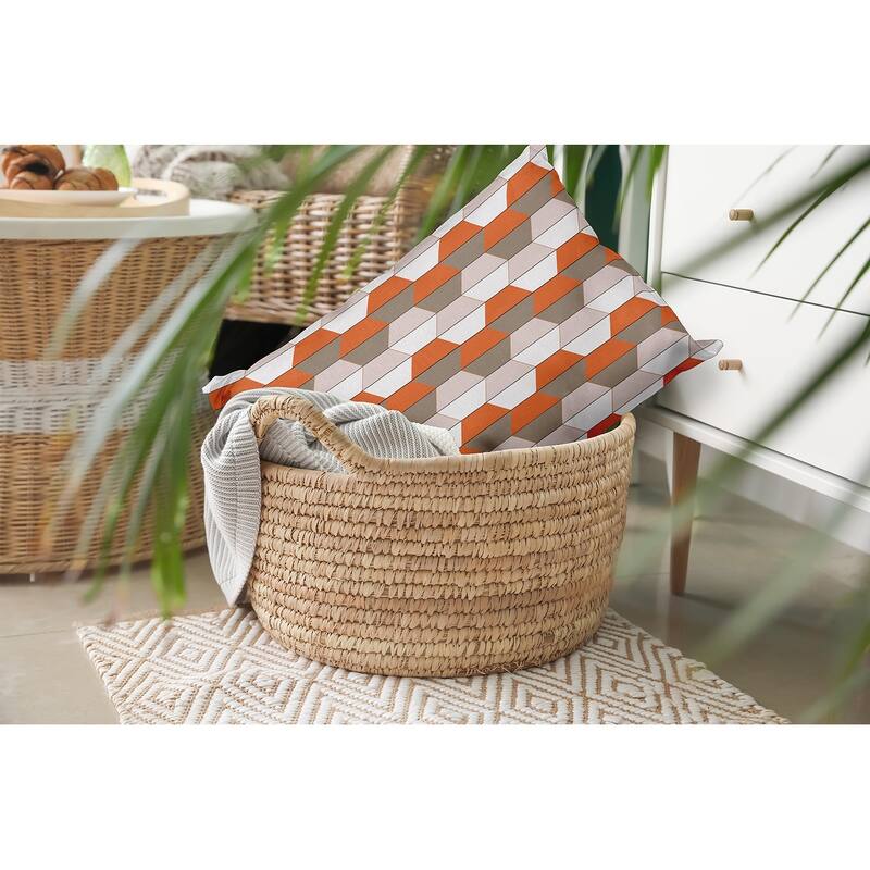Hex Pattern Decorative Throw Pillow