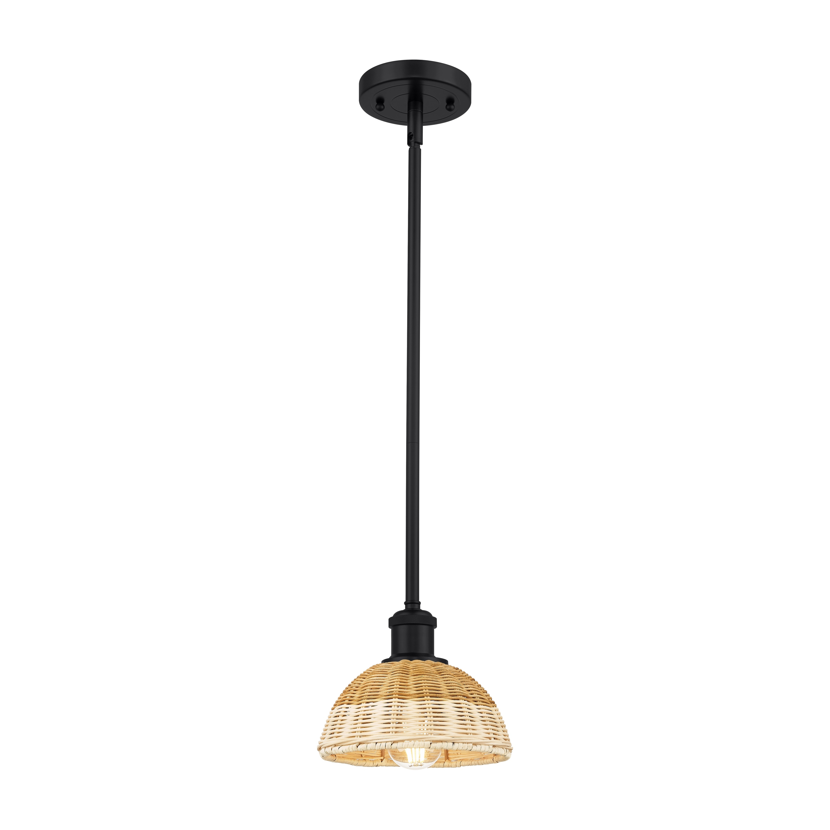 Innovations Lighting Endless Possibilities Ballston - Bristol Natural II - 1 Light 8" Stem Hung Mini Pendant