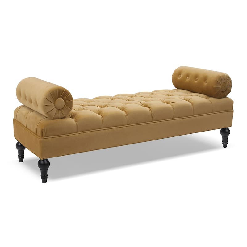 Lewis Bolster Arm Entryway Bench