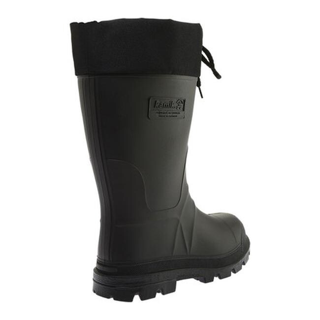 Shop Kamik Men S Icebreaker Rubber Boot Black Rubber Overstock