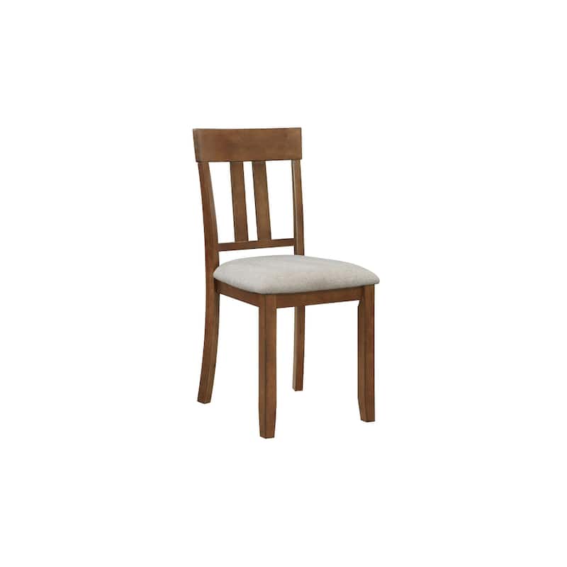 Olvera Cherry Transitional Fabric Dining Room Set