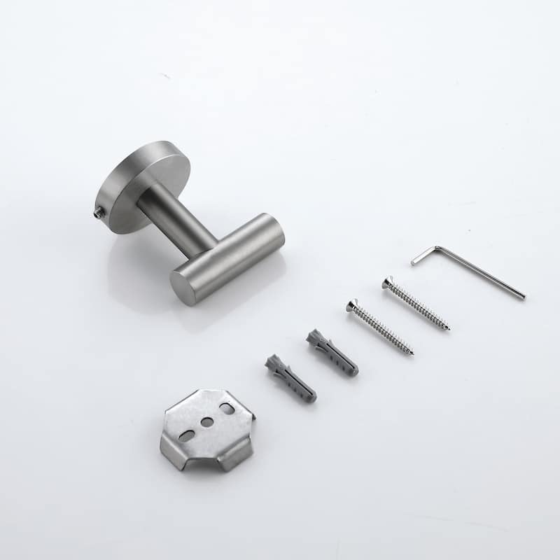 AITINKAN 4-Pack Bathroom Robe and Towel Hooks Stainless Steel