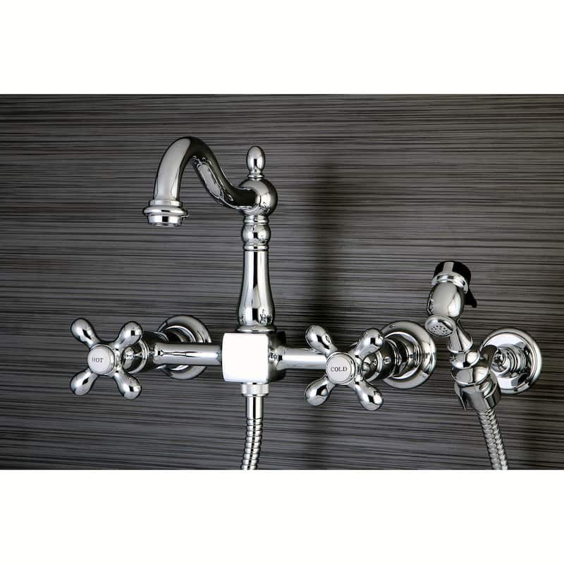 Kingston Brass Heritage Kitchen Faucet - Includes Sidespray