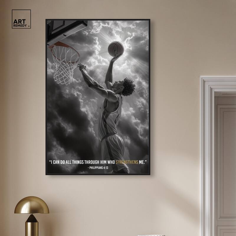 Strengthen Me Canvas by Art Remedy