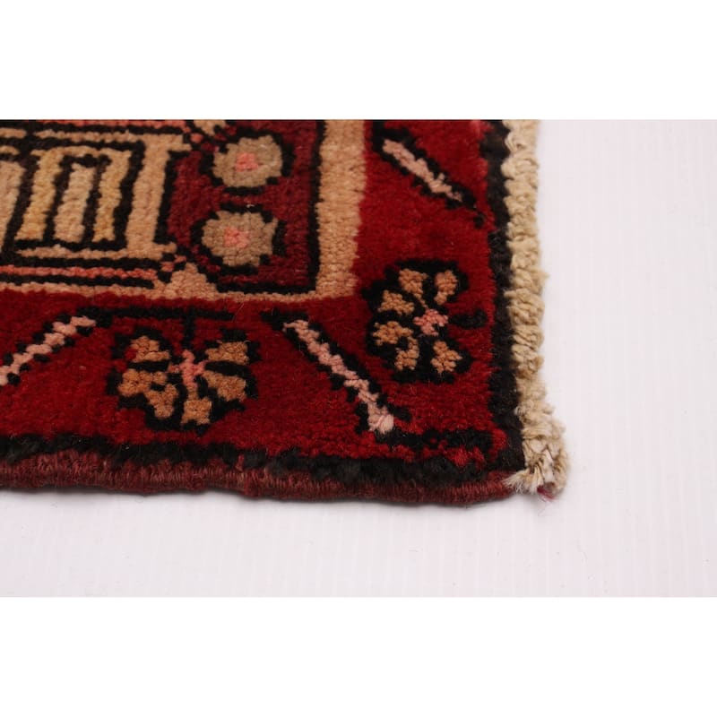 ECARPETGALLERY Hand-knotted Konya Anatolian Red Wool Rug - 3'8 x 11'0