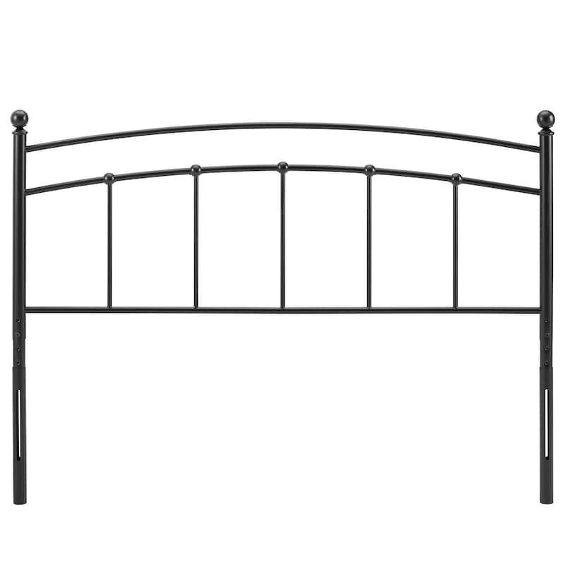 Tyler Arched Queen Size Black Metal Headboard Bed Bath & Beyond