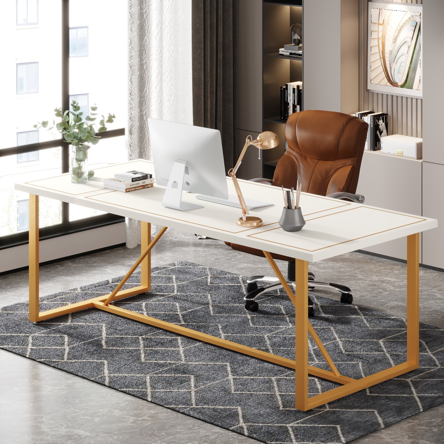 6ft cheap long desk