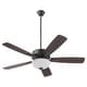 preview thumbnail 8 of 6, Quorum International 4525-21 Ovation 52" 5 Blade Indoor Ceiling Fan