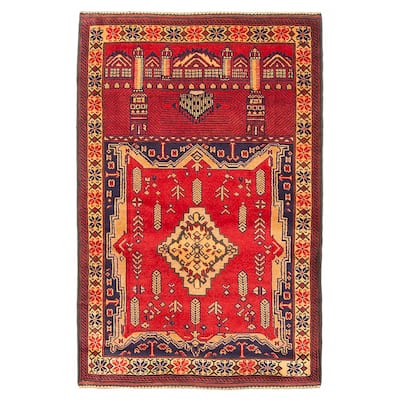 Teimani Copper Rug 2'11" x 4'6" - 2'11 x 4'6