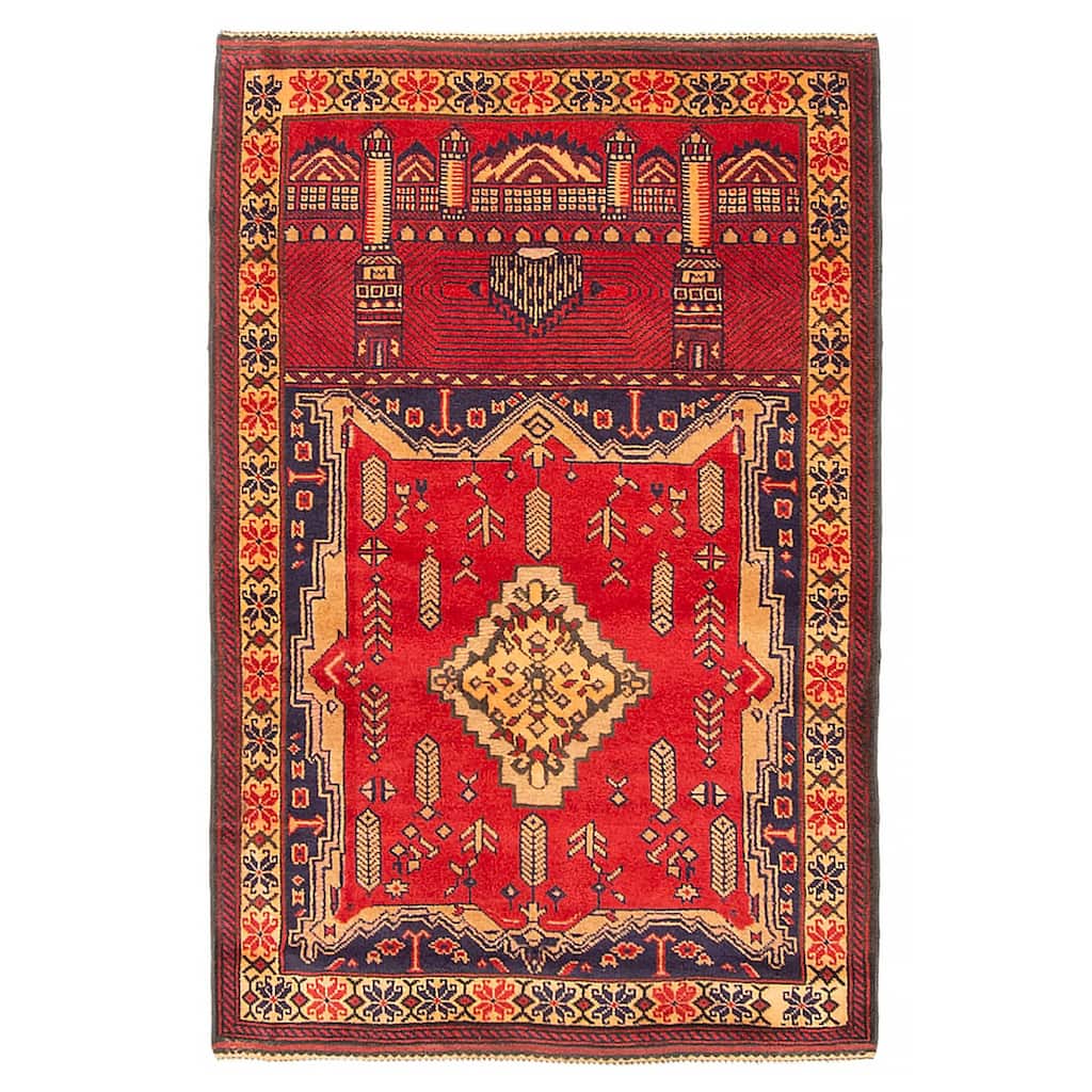 Teimani Copper Rug 2'11" x 4'6" - 2'11 x 4'6