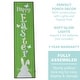 preview thumbnail 4 of 9, Fraser Hill Farm 45-In. HAPPY EASTER Porch Leaner Sign w/Battery-Operated LED Lights, Festive Spring Decoration, Green/White
