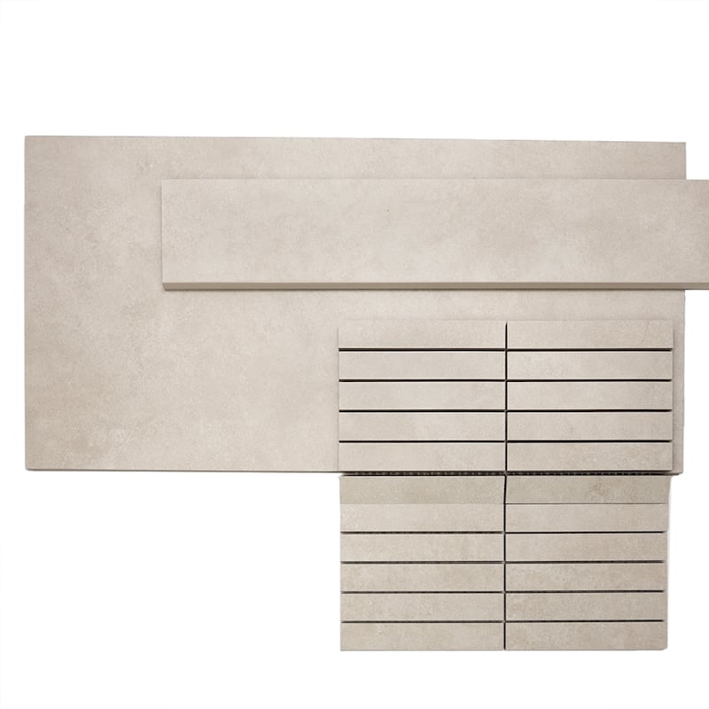 Foundry 1x6 Matte Porcelain Subway Mosaic Tile - Floor, Wall, Backsplash