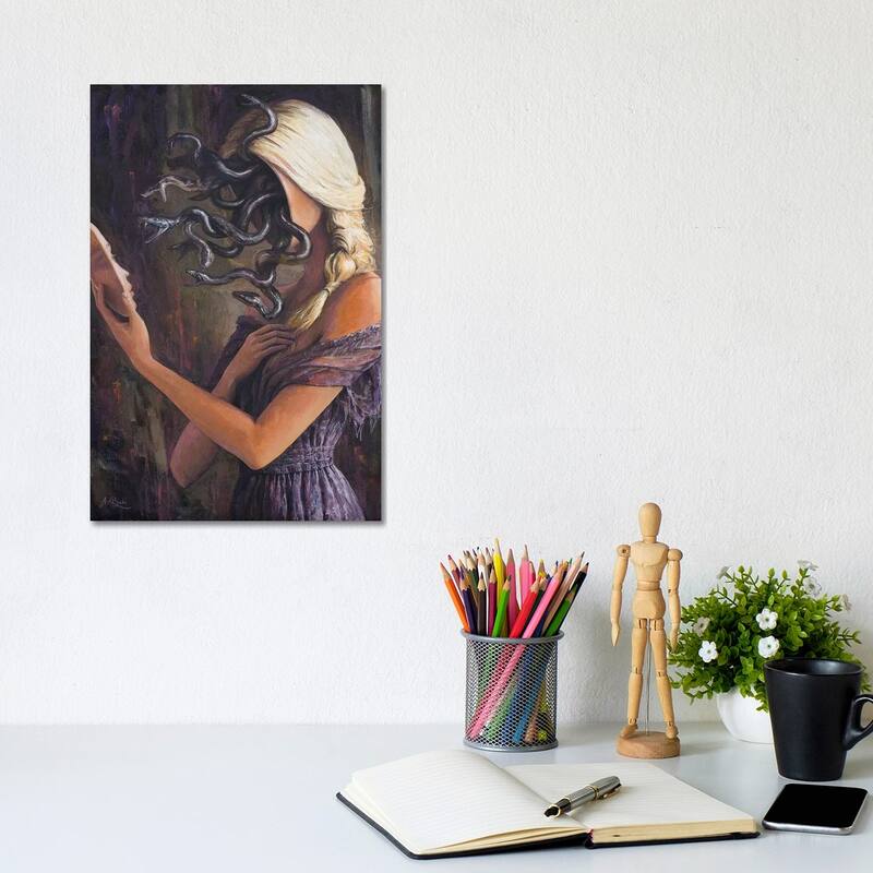 iCanvas "Facing Myself" by Adrian Borda Canvas Print - 12x8x0.75
