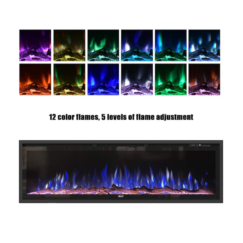 Built-in Wall-mounted Freestanding Electric Fireplaces