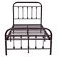 Alazyhome Simple Vintage Metal Platform Bed Frame, Easy-Assembly