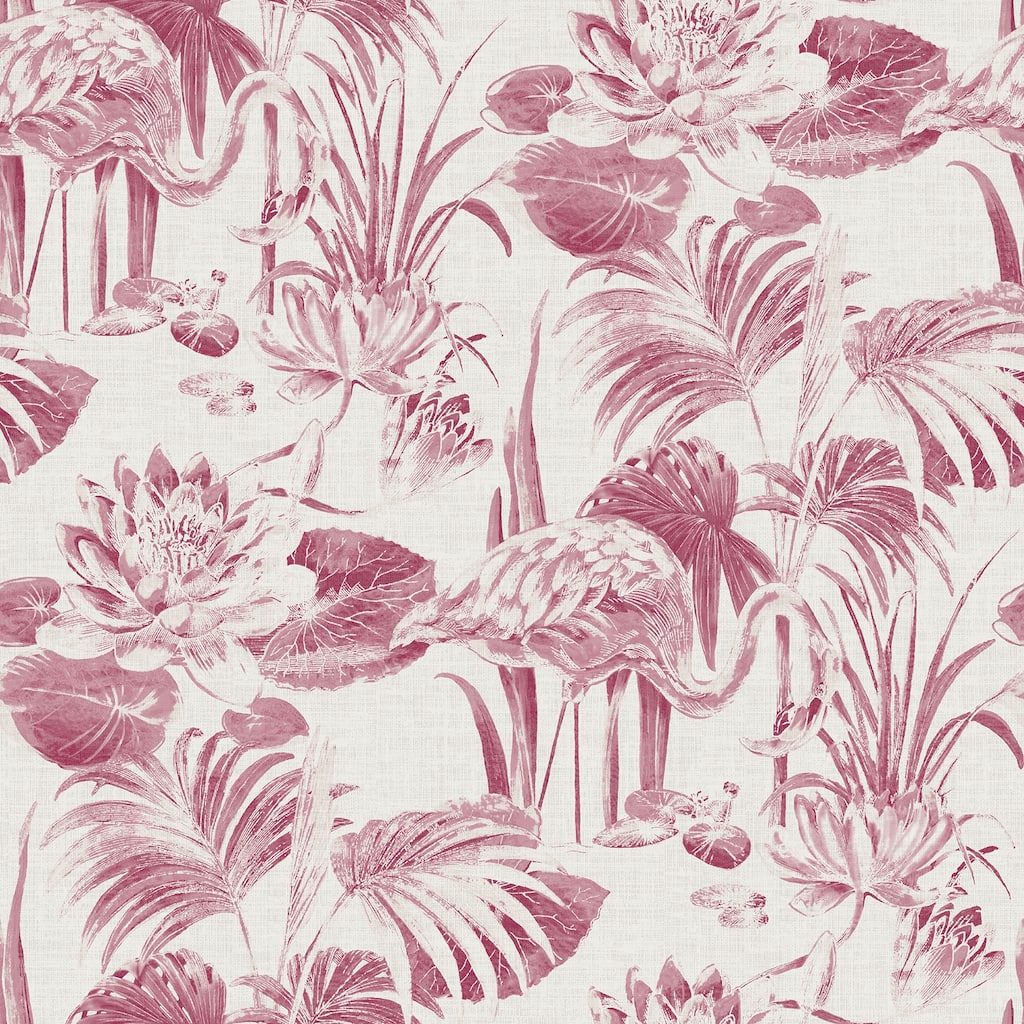 Frolic Magenta Lagoon Wallpaper