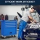 preview thumbnail 5 of 8, 4 Drawers Rolling Tool Chest Metal Tool Cart Storage Cabinet