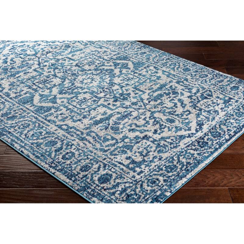 Livabliss Vintage Monte Carlo Medallion Area Rug