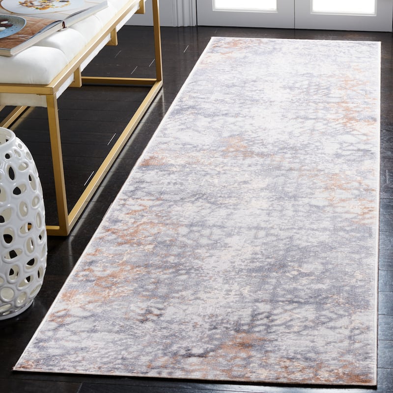 SAFAVIEH Eternal Brikene Modern Abstract Rug - 9' x 12' - Grey/Ivory