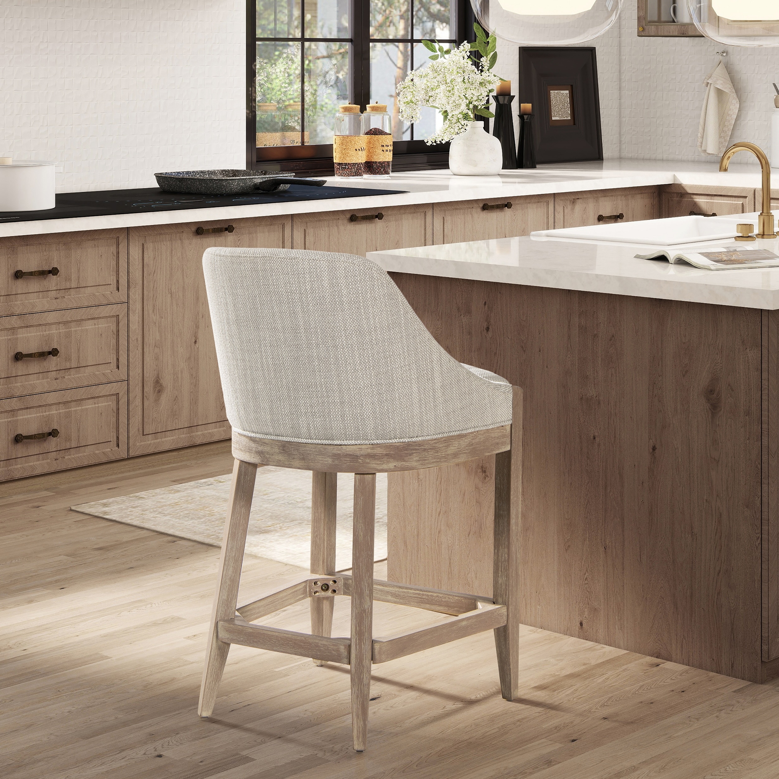 Jennifer Taylor Home Newport Counter Stool - Thumbnail 2