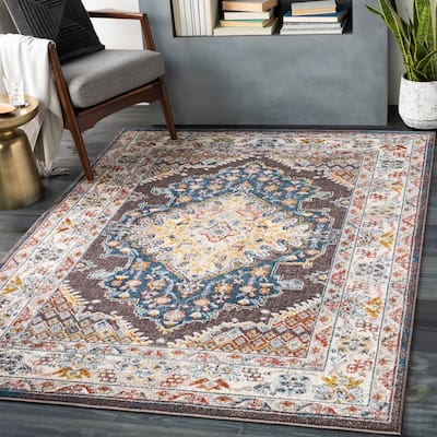Livabliss Elmas Traditional Persian Medallion Area Rug