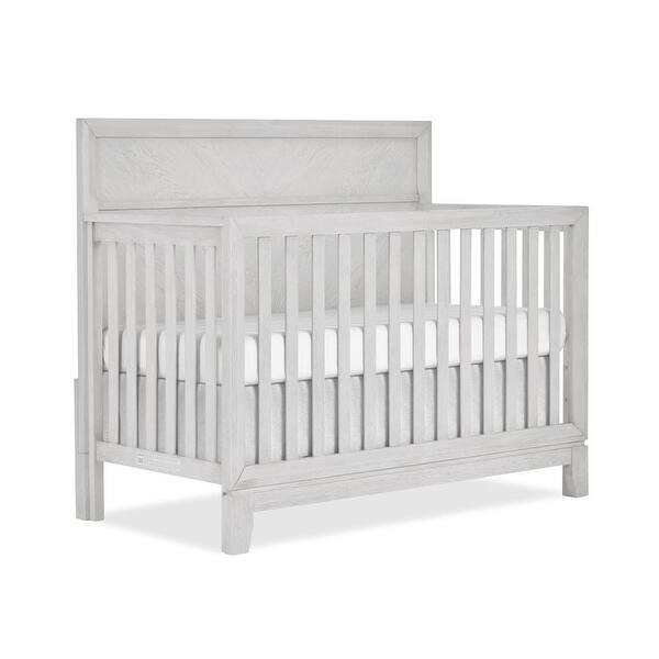 slide 2 of 6, Evolur Lourdes 5-in-1 Crib - Greyhound Greyhound