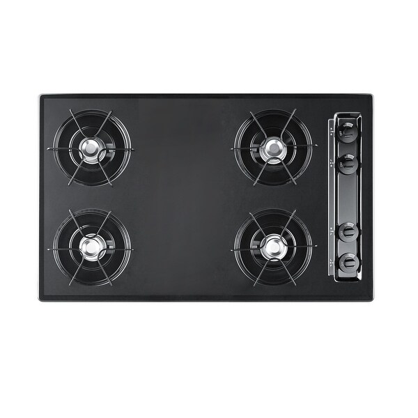Shop Summit Tnl05p 30 Wide 4 Burner Gas Cooktop With Battery