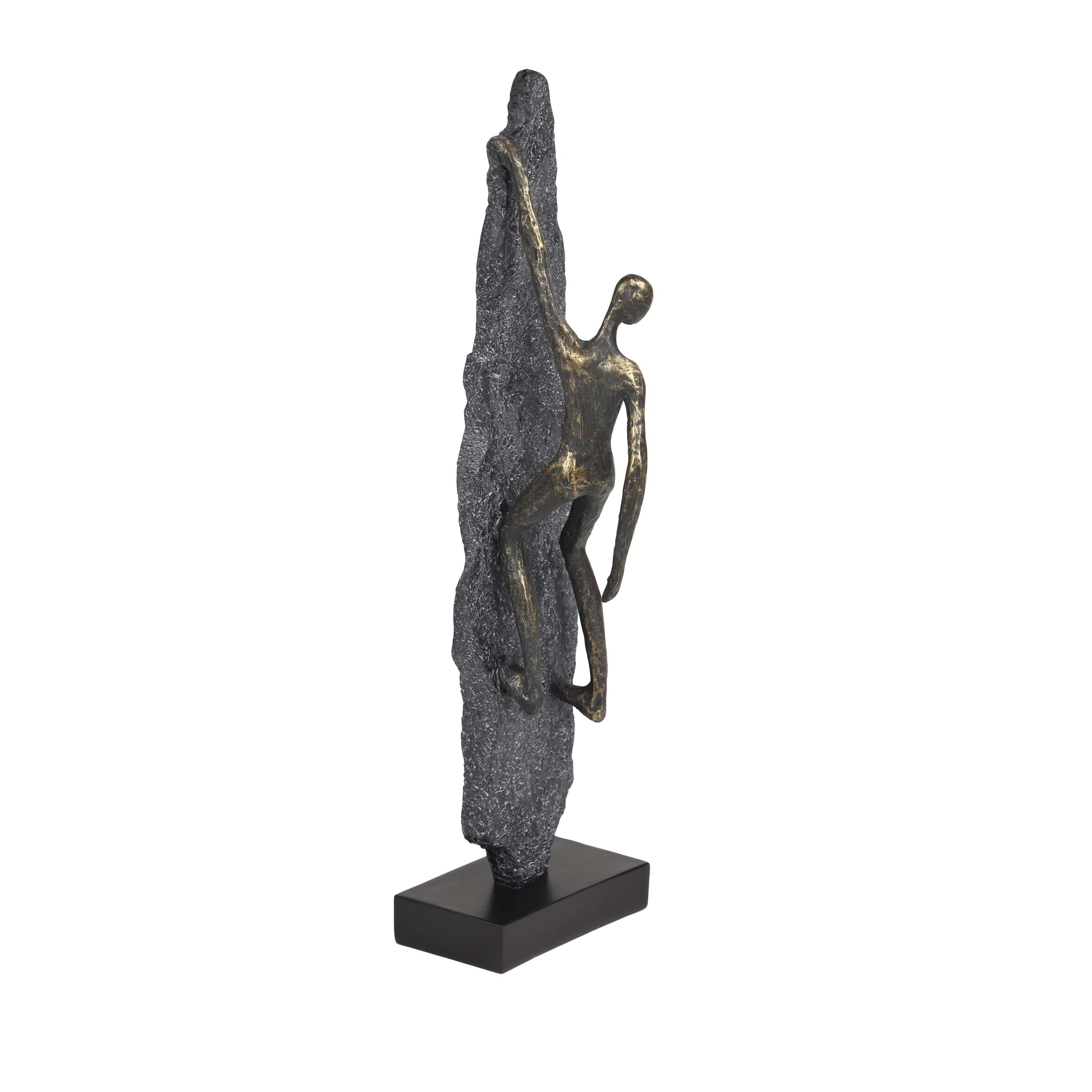 Haute Collage 1x Rock Climber Figurine climbing with both hands Bronze Colour wall hanging Ornament Statue Home Art Decoration Haute Collage 1x Rock Climber Figurine climbing with both hands Bronze Colour wall hanging Ornament Statue Home Art Decoration