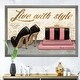 preview thumbnail 7 of 11, Designart "Gold Fabulous Life Style II" Fashion Premium Framed Art Print 20 in. wide x 12 in. high - Silver