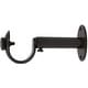 preview thumbnail 11 of 12, Adjustable Solid Zinc Curtain Rod Bracket Wall Holder, Fits 1-inch Diameter Rod Bronze