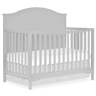 Dream On Me Grace 5 in 1 Convertible Crib - Pebble Grey