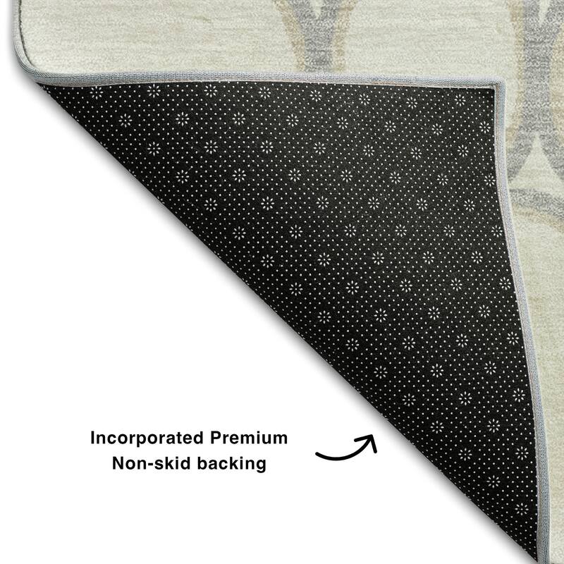 Premium Washable Super Soft Contemporary Bubble Mayfield Rug