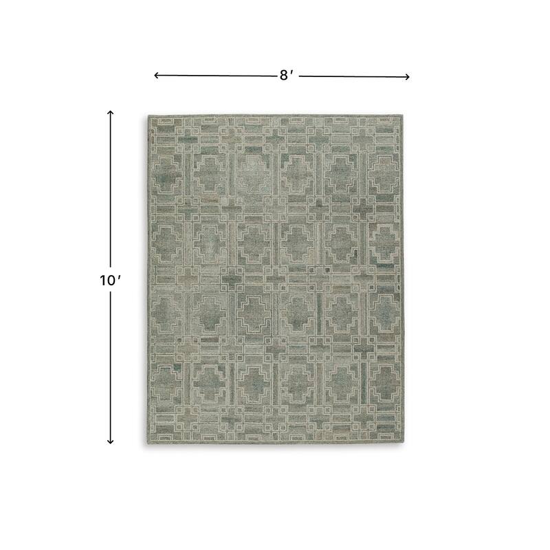 Signature Design by Ashley Jossland Green/Ivory Rug