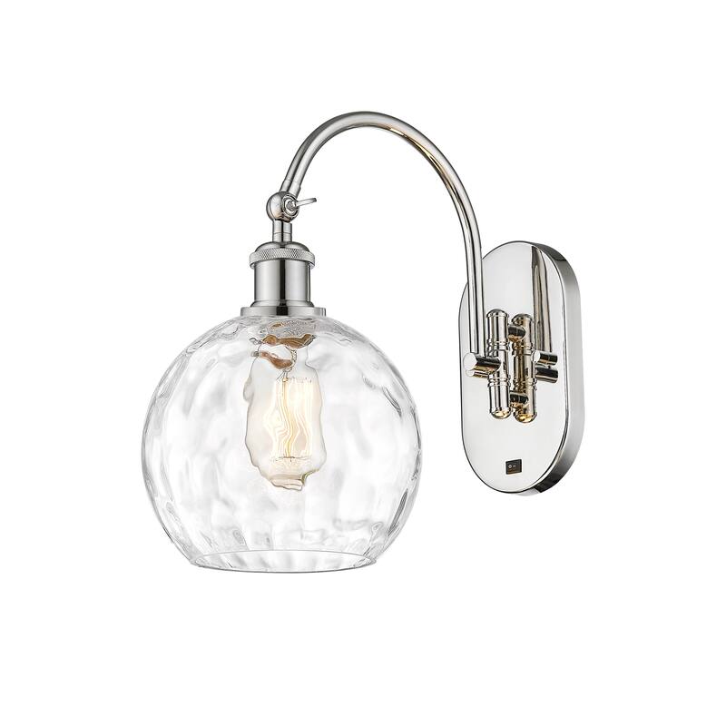 Innovations Lighting Ballston Athens Water Glass 8" - 1 Light 8" Sconce - Arm Swivels Side To Side