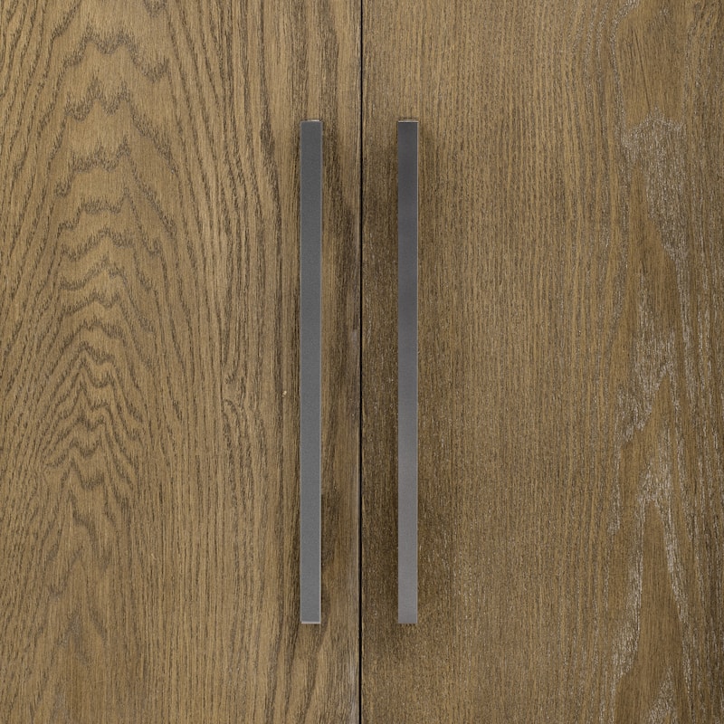 Sideboard with 2 Metal handles and 2 Doors