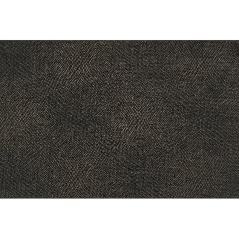 1pc Ottoman Tufted Detail Chocolate Microfiber Upholstered Modern Living Room Furniture