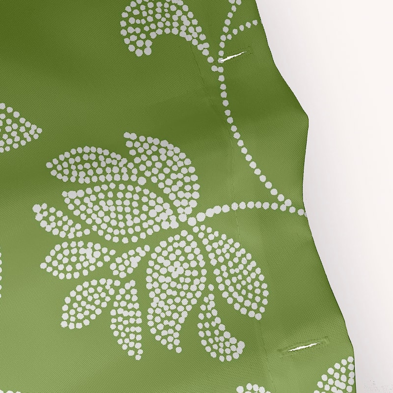 71 x 74-inch Traditional Floral Print Shower Curtain