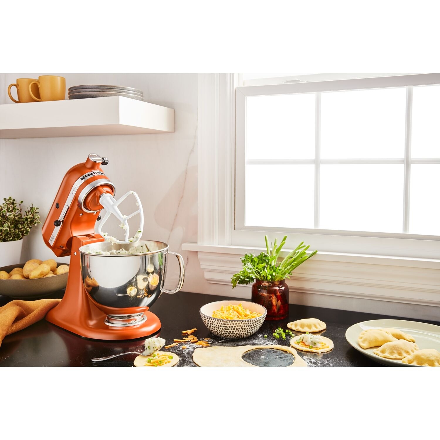 KitchenAid Artisan 5-Quart Tilt-Head Stand Mixer in Scorched Orange