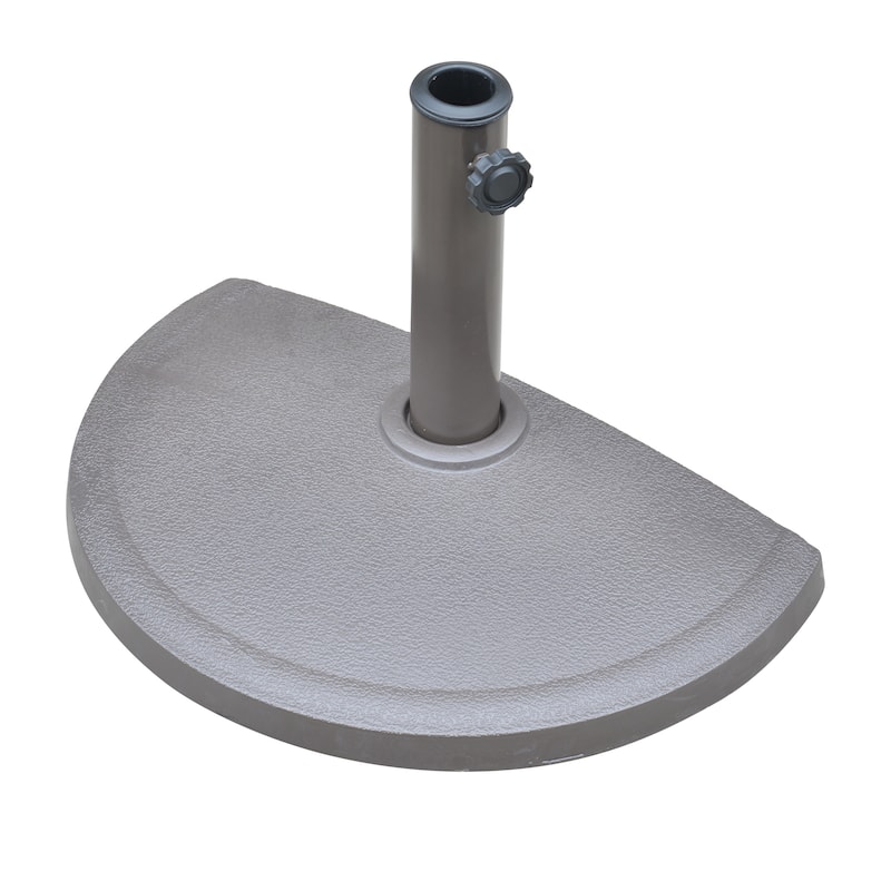 Island Umbrella 20-lb Resin Half Round Umbrella Base