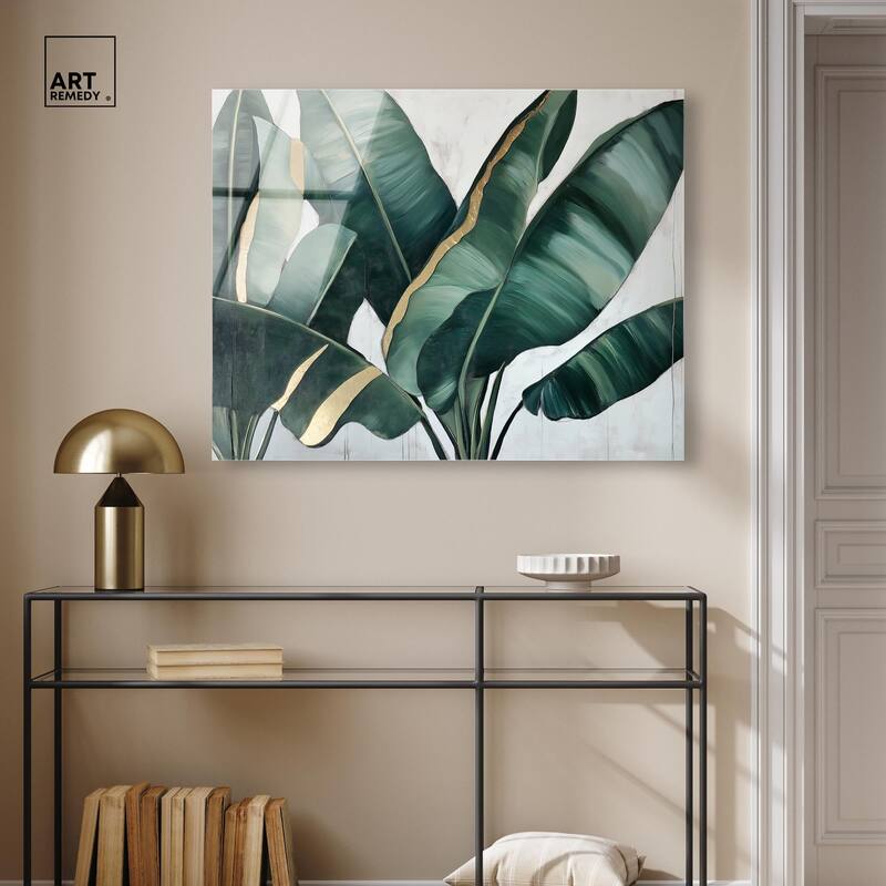 Jungle Jewel Jade I Acrylic by Art Remedy, Ready to Hang