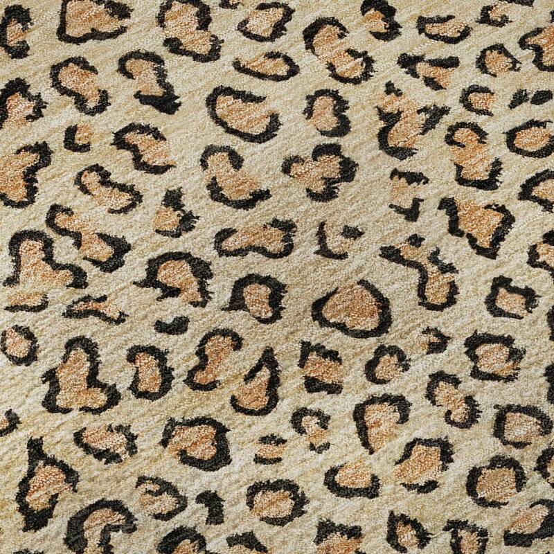 Premium Washable Super Soft Animal Print Border Mayfield Rug