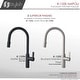 preview thumbnail 24 of 27, STYLISH Kitchen Sink Faucet Single Handle Pull Down Dual Mode in Stainless Steel