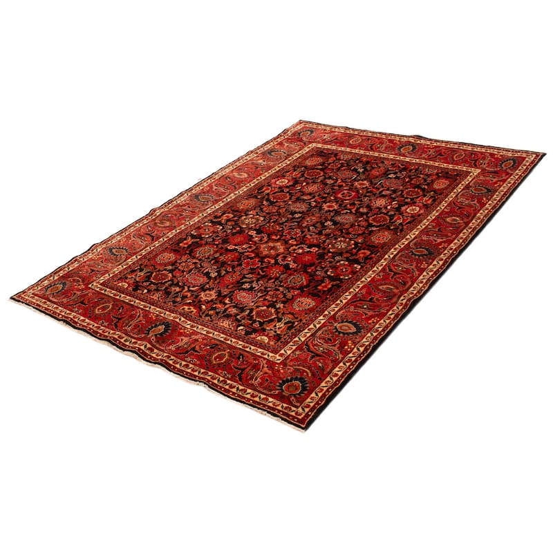 ECARPETGALLERY Hand-knotted Anadol Navy Wool Rug - 7'3 x 10'9