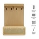 preview thumbnail 3 of 16, Soma Fluted 3-in-1 Hall Tree With Storage Bench and Coat Rack