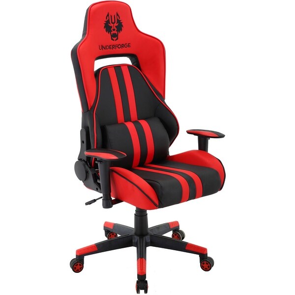 Hanover Commando Ergonomic Gaming Chair in Black and Red with