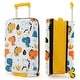 preview thumbnail 16 of 20, 20 Inch Kids Rolling Luggage Foldable Hardshell Carry-on Suitcase on Wheels - 14" x 9" x 20" (L x W x H)