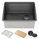 preview thumbnail 121 of 162, KRAUS Kore Workstation Undermount Stainless Steel Kitchen Sink
