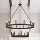 preview thumbnail 11 of 131, Acroma 20 Light 40 Inch Modern Farmhouse Wagon Wheel Chandelier-UL Oil Rubbed Bronze