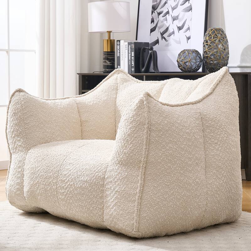 Lazy Bean Bag Chair with Arms for Living Room